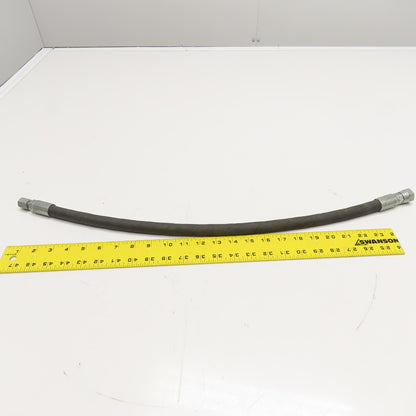 Parker 3/8" Hydraulic Hose 3/8"(-6) x 1/2"(-8) JIC Swivel Female Ends 26" Long