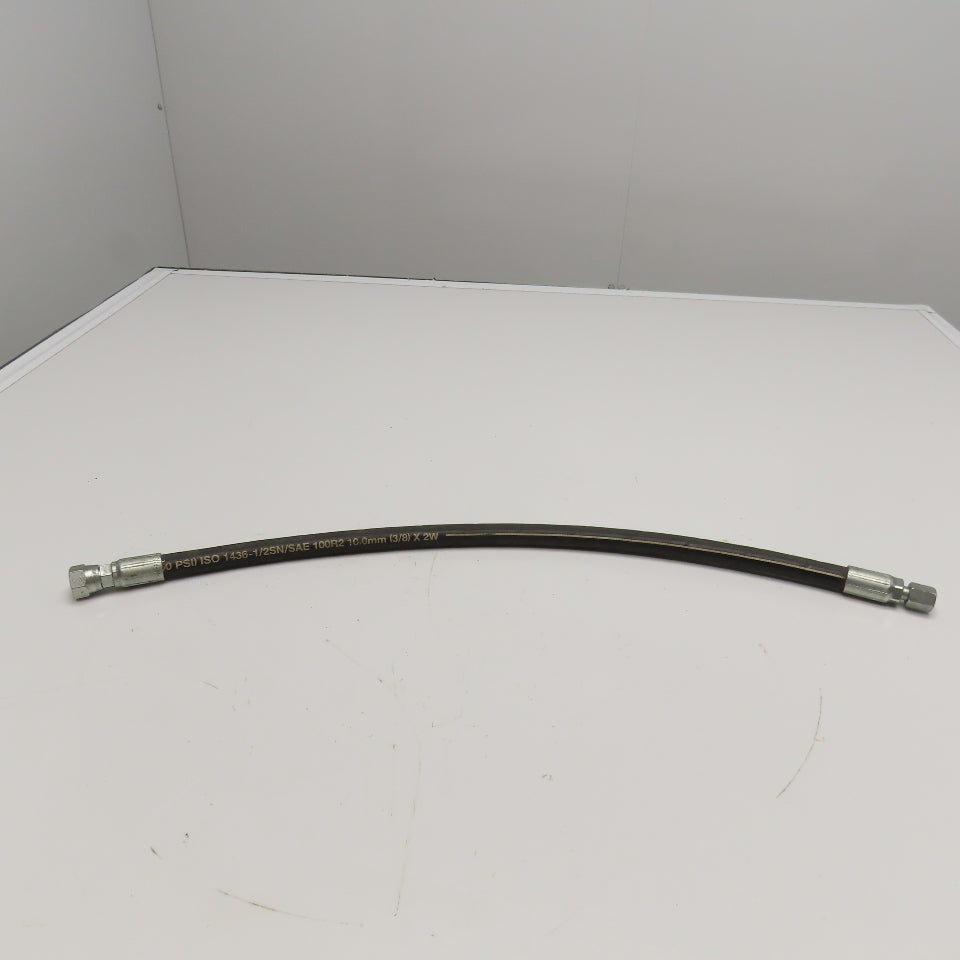 Parker 3/8" Hydraulic Hose 3/8"(-6) x 1/2"(-8) JIC Swivel Female Ends 26" Long