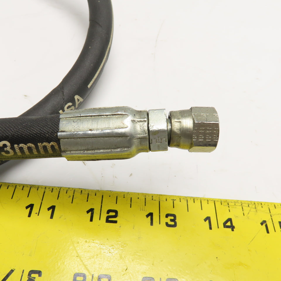 Parker 1/4" Hydraulic Hose 3/8"(-6) x 1/4"(-4) JIC Swivel Female Ends 50" Long