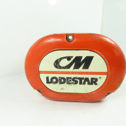 CM Lodestar Electric Hoist Motor Cover End Cap 8-1/2" Wide 6" Tall 6-5/8" Long
