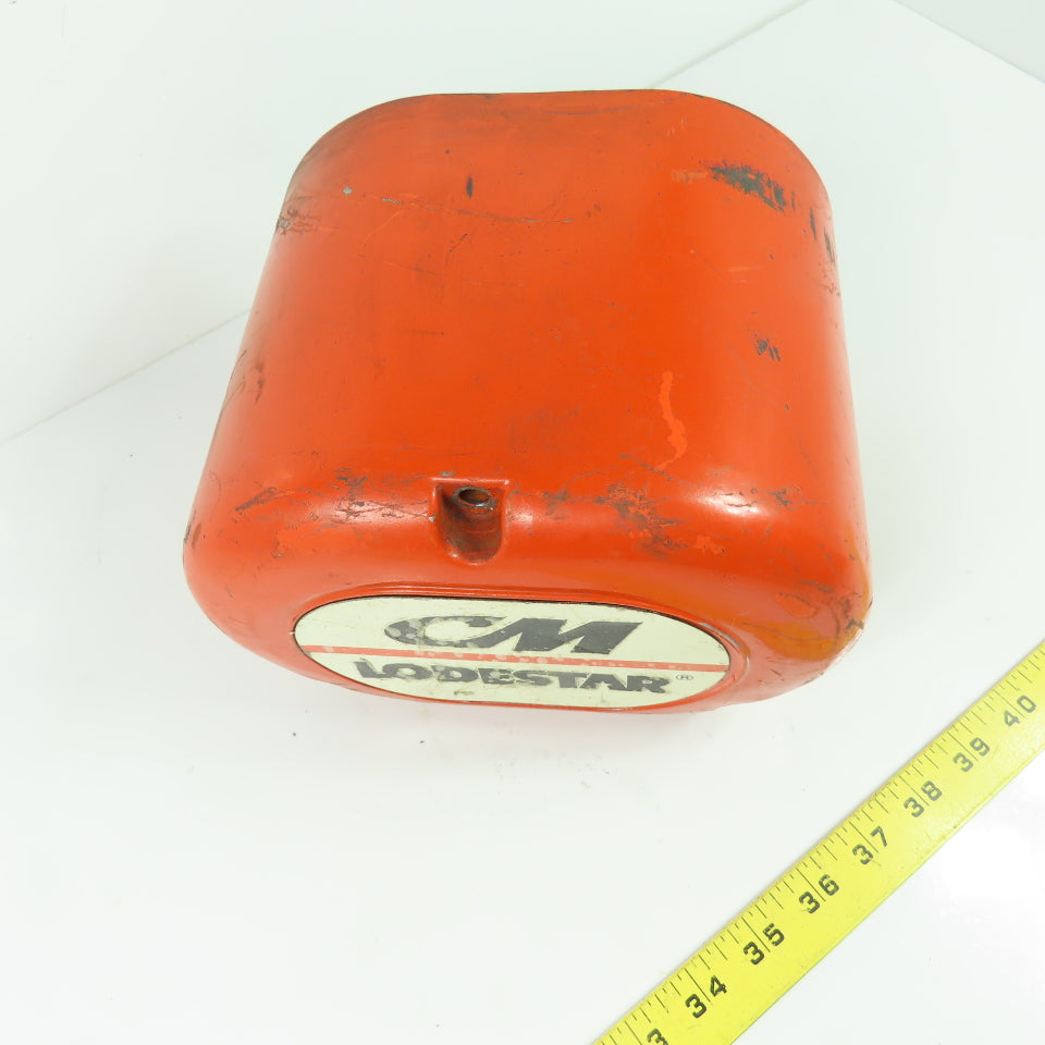 CM Lodestar Electric Hoist Motor Cover End Cap 8-1/2" Wide 6" Tall 6-5/8" Long