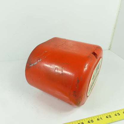 CM Lodestar Electric Hoist Motor Cover End Cap 8-1/2" Wide 6" Tall 6-5/8" Long
