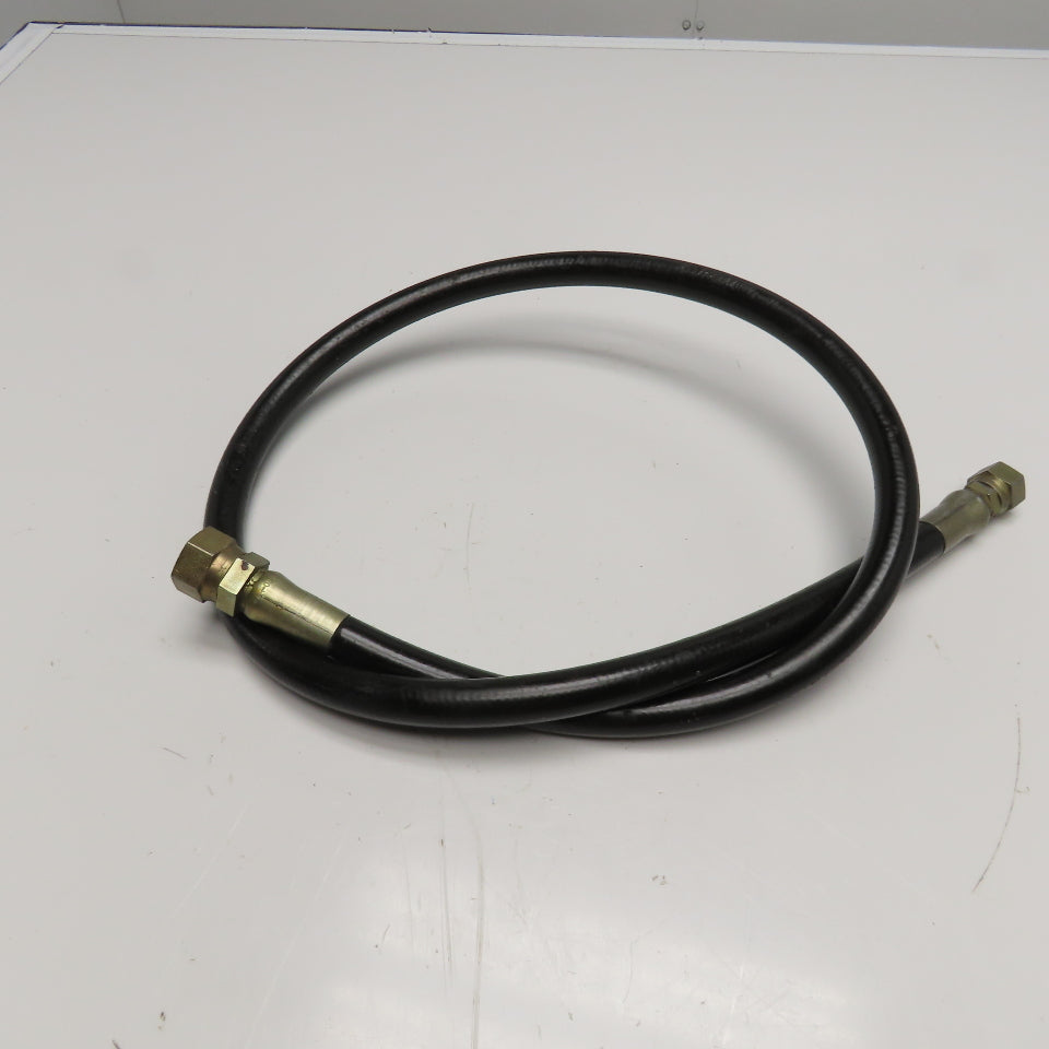 Parker 1/2" Hydraulic Hose 5/8" x 3/4" Female JIC Swivel Ends 63"