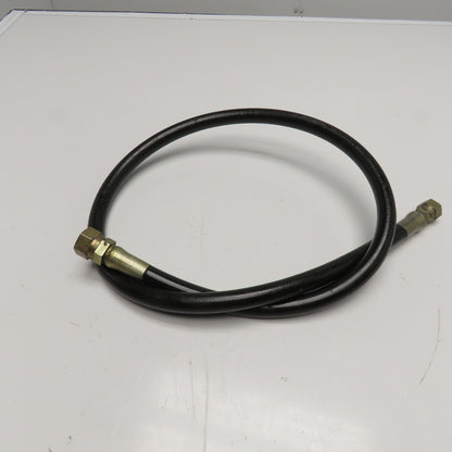 Parker 1/2" Hydraulic Hose 5/8" x 3/4" Female JIC Swivel Ends 63"