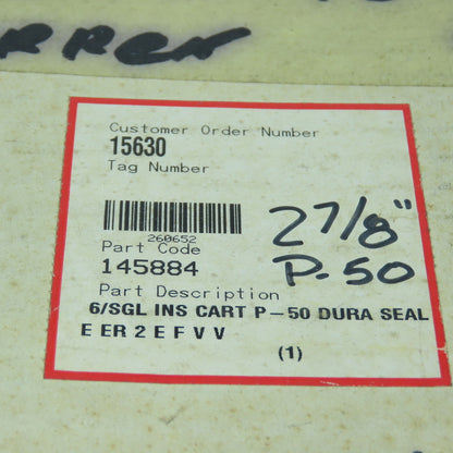 Flowserve 145884 P-50 Dura Seal Single Mechanical Cartridge Seal 2-7/8" P-50