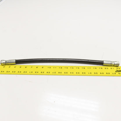 Parker 3/8" Hydraulic Hose 1/2" (-8) x 1/2" (-8) Female JIC Swivel Ends 21"