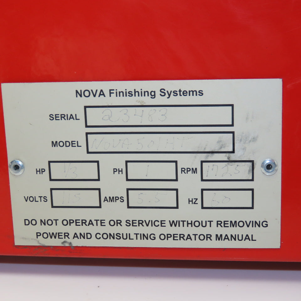 Nova Finishing Systems NOVA501HT 1/2 Cu/Foot Vibratory Bowl Finisher 115V 1Ph