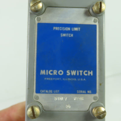 Micro Switch 51ML7 Precision Limit Switch with Roller Lever Actuator