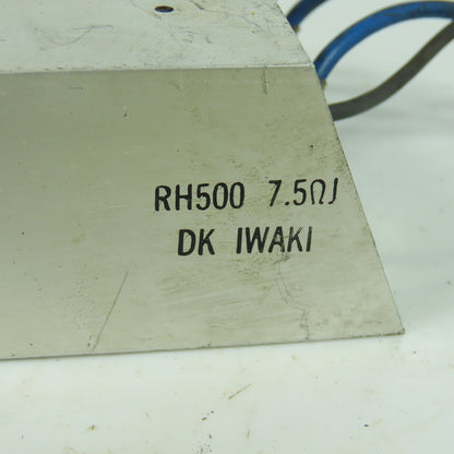 Iwaki RH500 7.5 Ohm Metal Clad Power Resistor with 4-Pin Connector