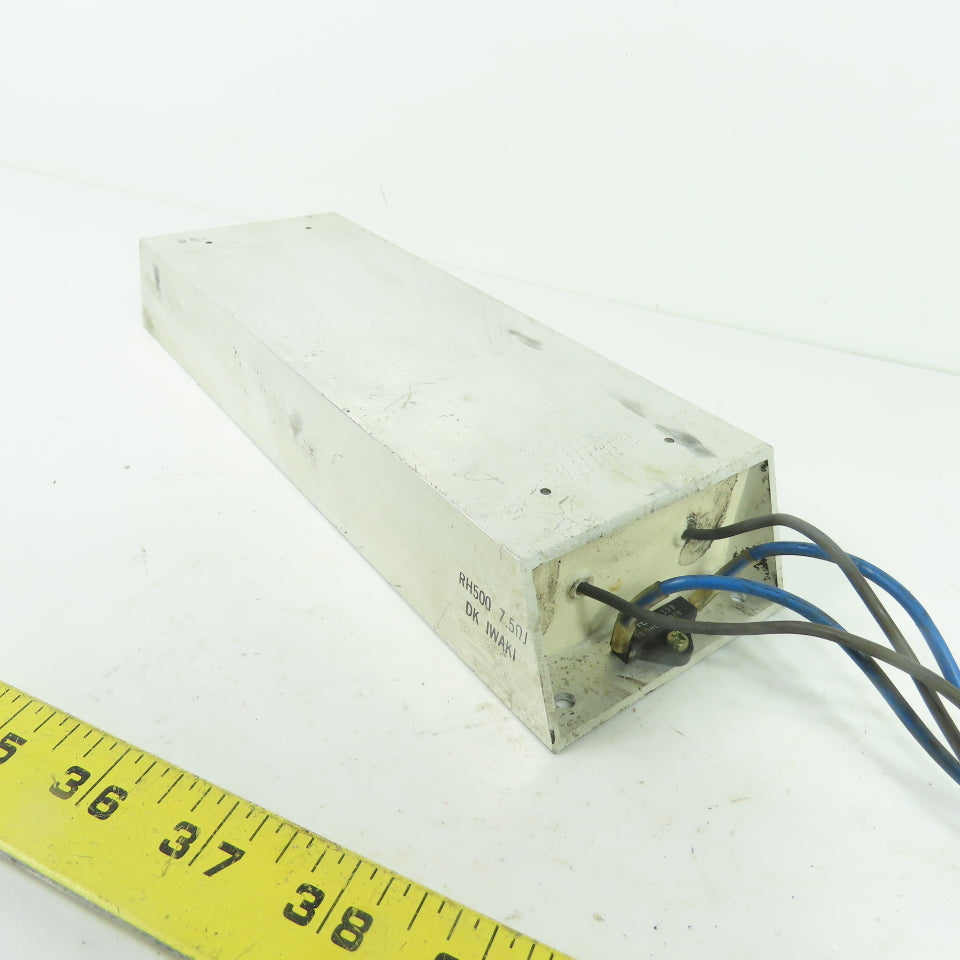 Iwaki RH500 7.5 Ohm Metal Clad Power Resistor with 4-Pin Connector