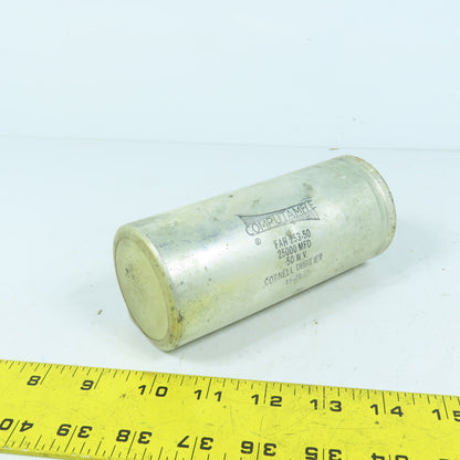 Cornell Dubilier FAH 253-50 Aluminum Electrolytic Capacitor 25000uF 50V