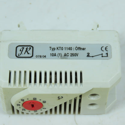 JR KTO 1140 Compact Cabinet Thermostat 0-60C NC 250V