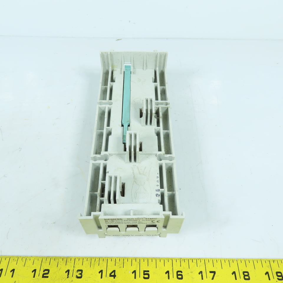 Siemens 8US 1011-4TM00 Busbar Device Adapter 80A 600V 3-Pole 4AWG
