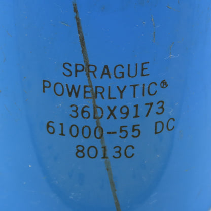 Sprague 36DX9173 Powerlytic Aluminum Electrolytic Capacitor 61000uF 55VDC