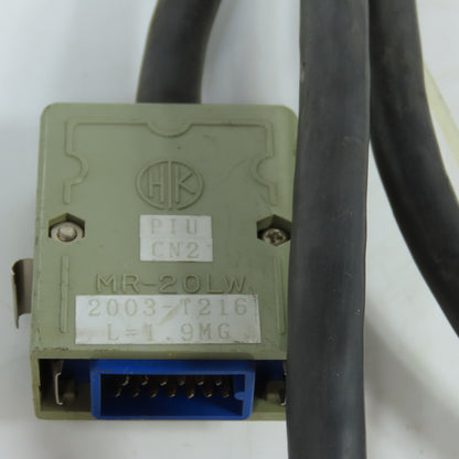 Honda Fanuc 2003-T216 MR-20LW 20-Pin Cable Assembly 1.9 Meters PIU CN2