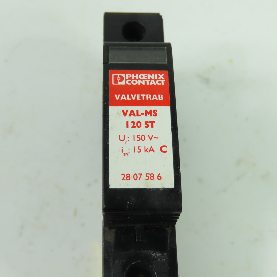 Phoenix Contact VAL-MS 120 ST Valvetrab Type 2 Surge Protection Plug 120VAC 150V