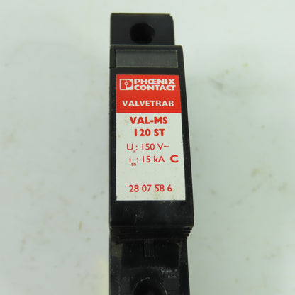 Phoenix Contact VAL-MS 120 ST Valvetrab Type 2 Surge Protection Plug 120VAC 150V