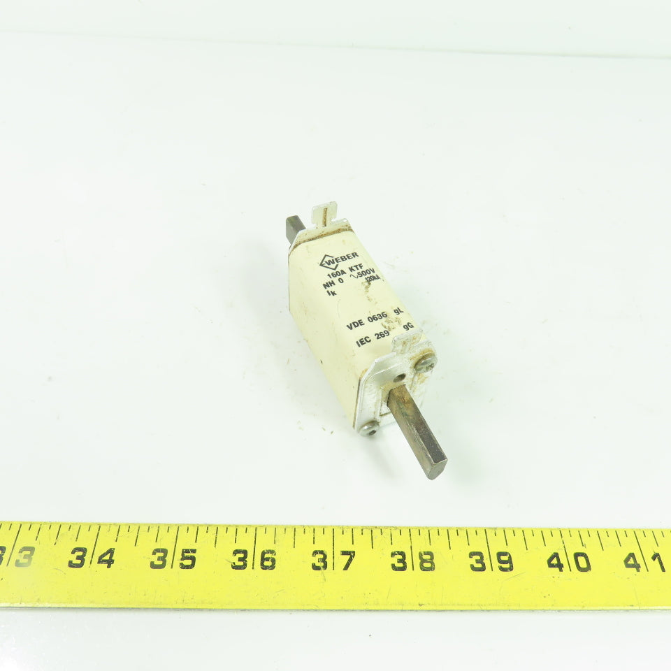Weber NH 0 160A KTF 160A 500V gL gG NH0 Industrial Fuse 120kA