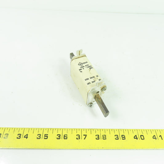 Weber NH 0 160A KTF 160A 500V gL gG NH0 Industrial Fuse 120kA