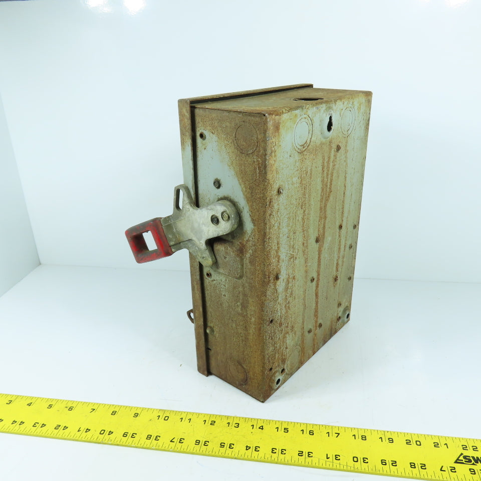 General Electric TH3361 30A 3-Pole Fusible Safety Disconnect Switch 600V