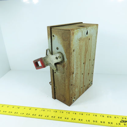 General Electric TH3361 30A 3-Pole Fusible Safety Disconnect Switch 600V