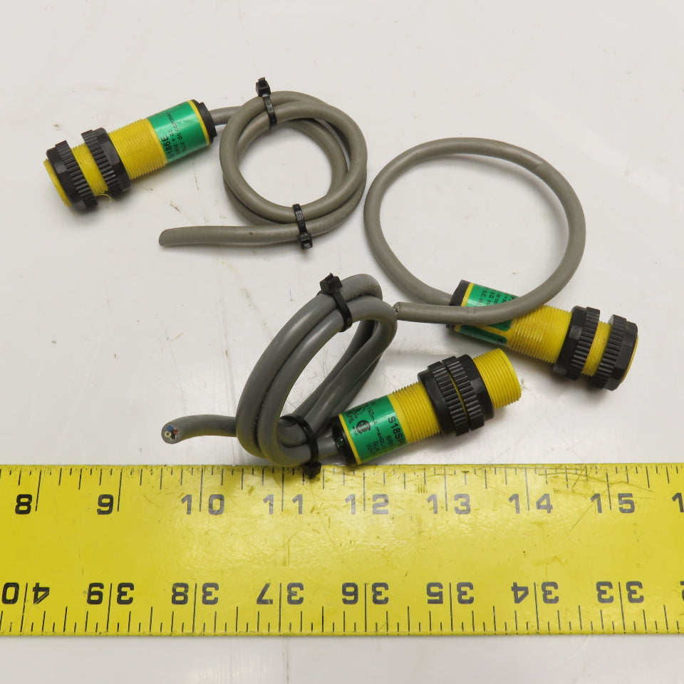 Banner S186E 10-30VDC Photoelectric Sensor Used Lot Of 3