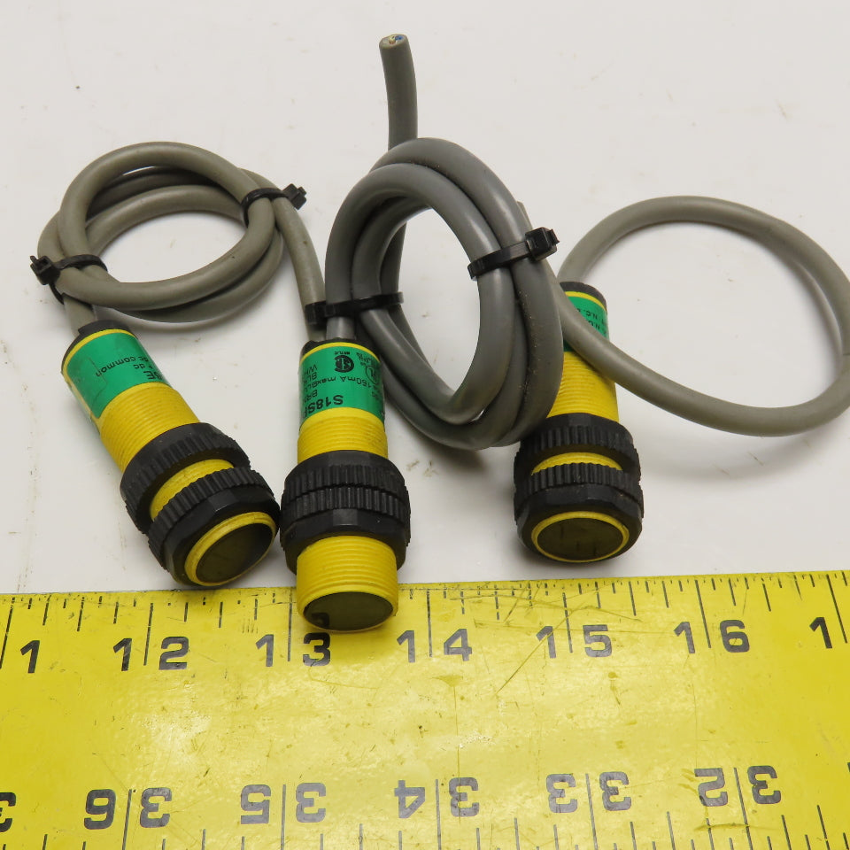 Banner S186E 10-30VDC Photoelectric Sensor Used Lot Of 3
