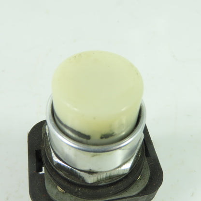 Allen-Bradley 800T-QB24 Ser T White lluminated Momentary Push Button 24V AC/DC
