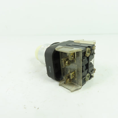 Allen-Bradley 800T-QB24 Ser T White lluminated Momentary Push Button 24V AC/DC