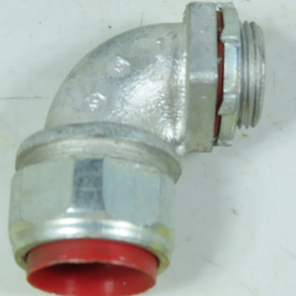 Thomas & Betts 1-1/4" Liquid Tight Connectors Straight & 90 Degree Lot of 2