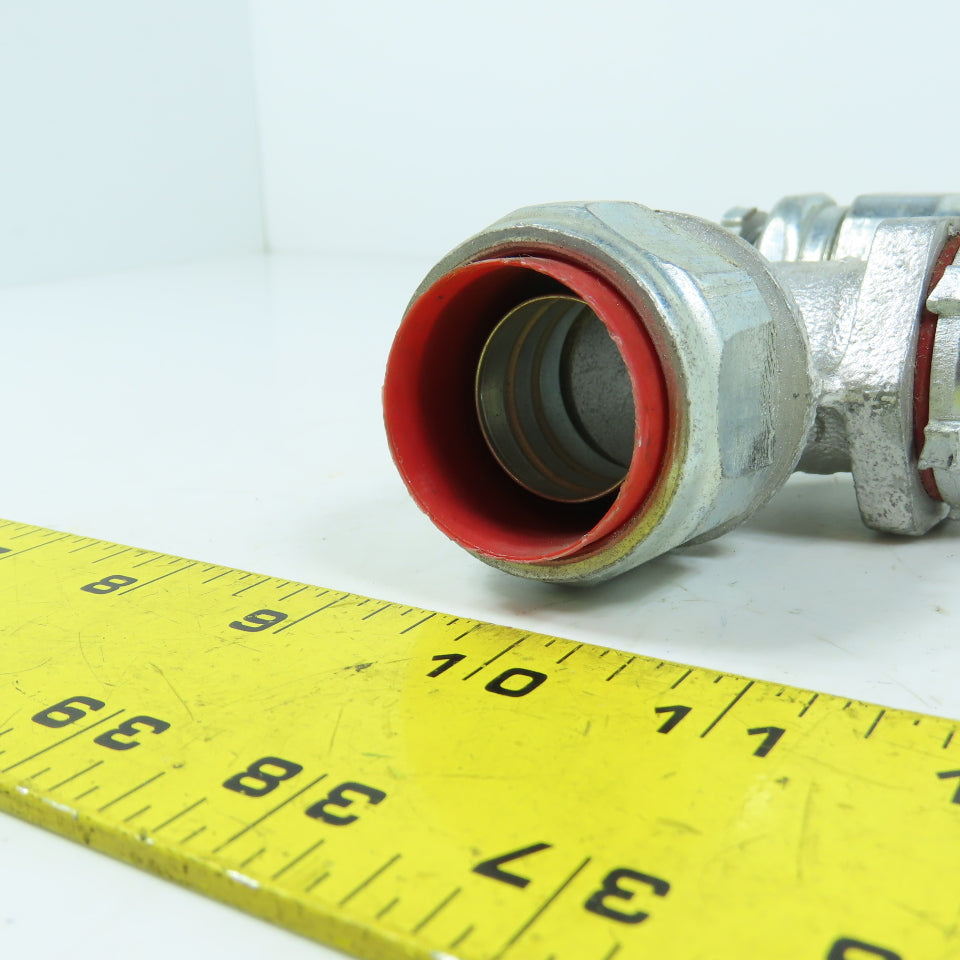 Thomas & Betts 1-1/4" Liquid Tight Connectors Straight & 90 Degree Lot of 2
