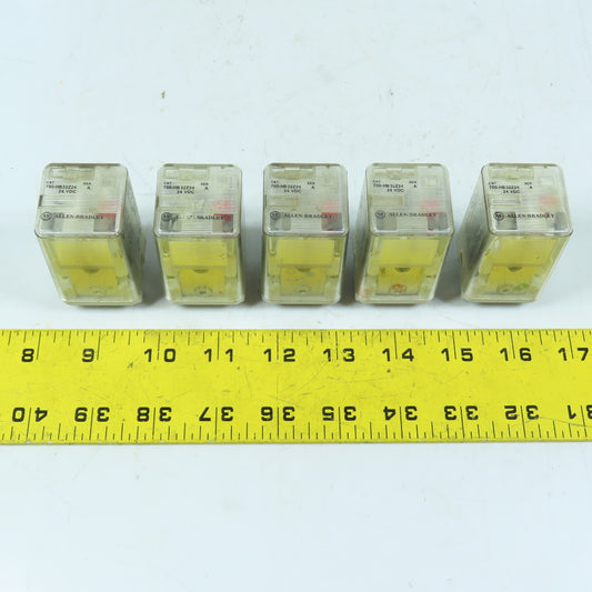 Allen-Bradley 700-HB32Z24 General Purpose Relay 24VDC 15A Lot of 5