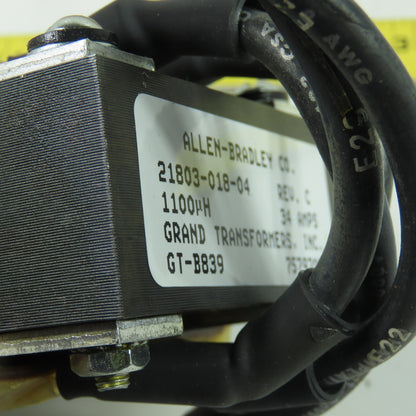 Allen-Bradley 21803-018-04 34A 1100uH DC Link Choke Transformer NEW
