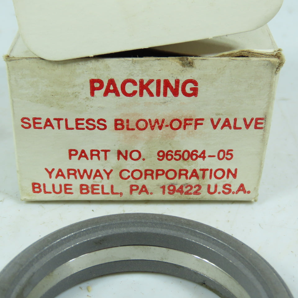 Yarway 965064-05 Packing for Seatless Blow-Off Valve