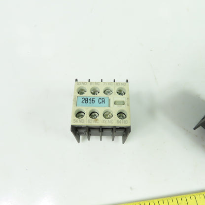 Siemens 3RH1911-1GA22 Auxiliary Contact Block 690V 10A A600/Q600 Lot of 3