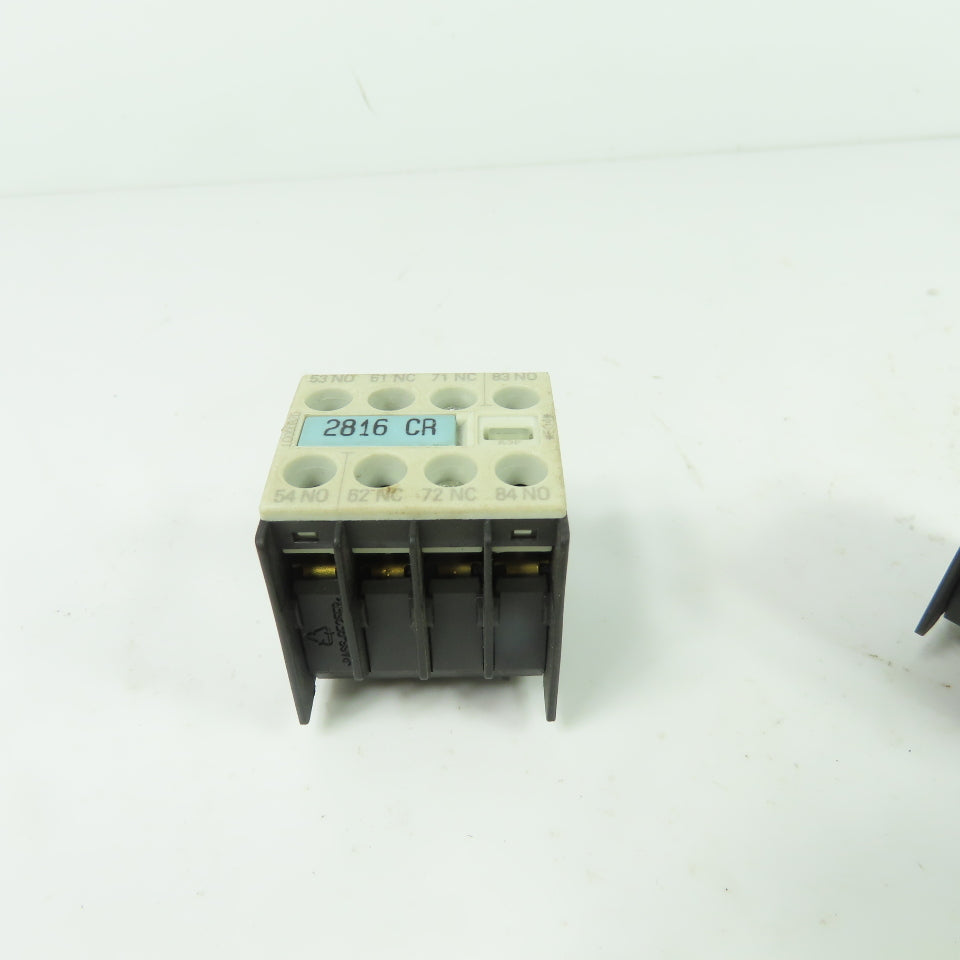 Siemens 3RH1911-1GA22 Auxiliary Contact Block 690V 10A A600/Q600 Lot of 3