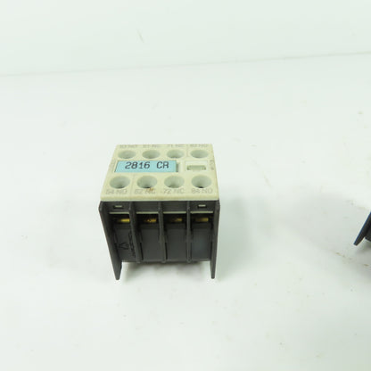 Siemens 3RH1911-1GA22 Auxiliary Contact Block 690V 10A A600/Q600 Lot of 3