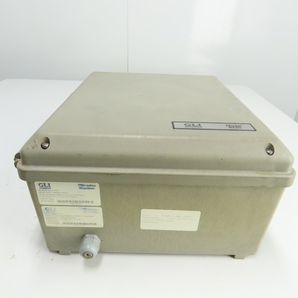 GLI International 8220T1A0C3NN 8220 Turbidity Sensor and Analyzer 115VAC NEMA 4X