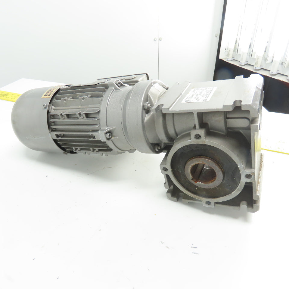 Nord SK 1SI63-IEC71-71L/4 CUS 0.5HP Gear Motor 100:1 Ratio 17 RPM Out 230/460V