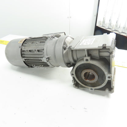 Nord SK 1SI63-IEC71-71L/4 CUS 0.5HP Gear Motor 100:1 Ratio 17 RPM Out 230/460V