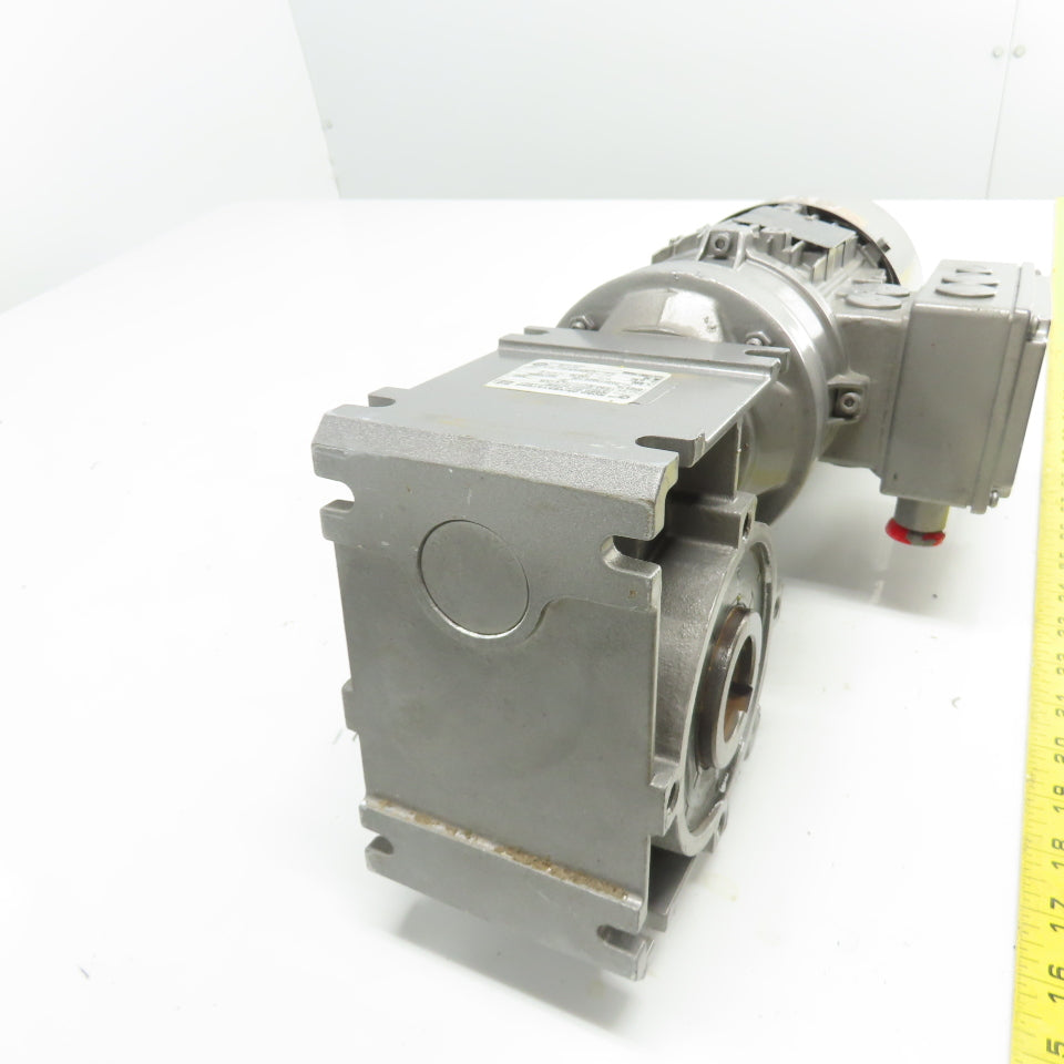 Nord SK 1SI63-IEC71-71L/4 CUS 0.5HP Gear Motor 100:1 Ratio 17 RPM Out 230/460V