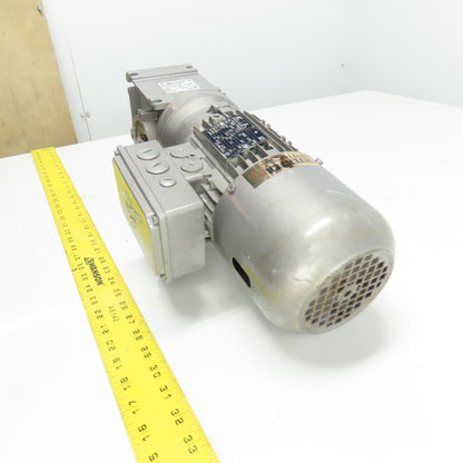 Nord SK 1SI63-IEC71-71L/4 CUS 0.5HP Gear Motor 100:1 Ratio 17 RPM Out 230/460V