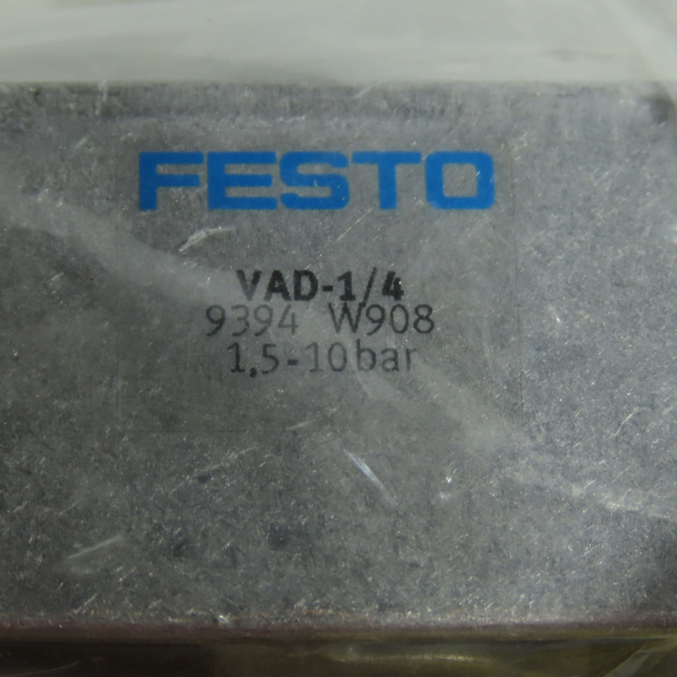 FESTO 9394 VAD-1/4 Vacuum Generator Ejector Pneumatic 1.5-10 bar