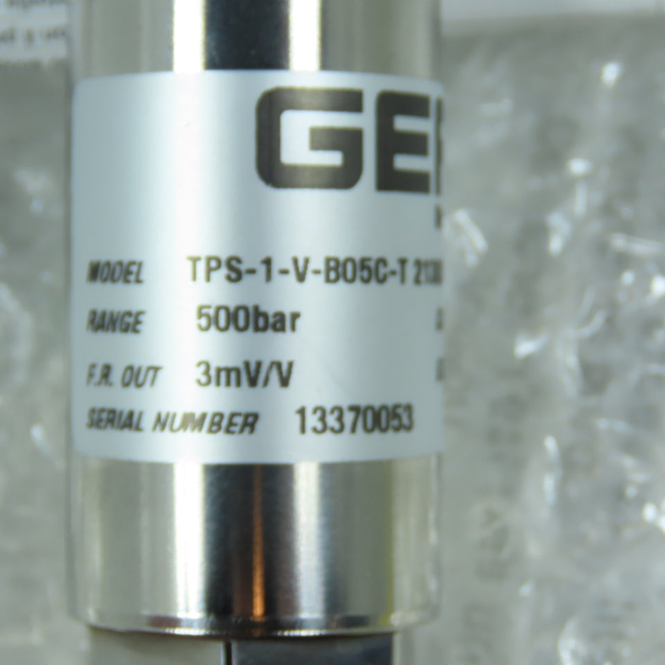 Gefran F028849 TPS-1-V-B05C-T 2130X000X00 Pressure Transducer 500 Bar 3mV/V