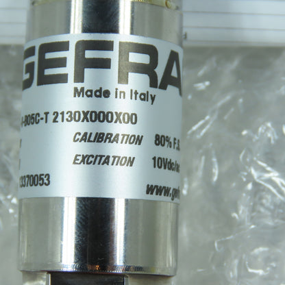 Gefran F028849 TPS-1-V-B05C-T 2130X000X00 Pressure Transducer 500 Bar 3mV/V