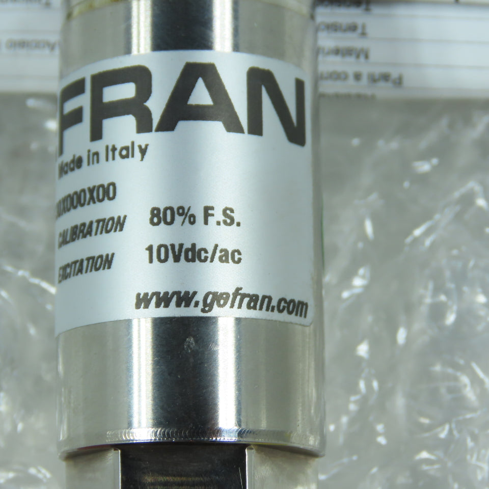 Gefran F028849 TPS-1-V-B05C-T 2130X000X00 Pressure Transducer 500 Bar 3mV/V