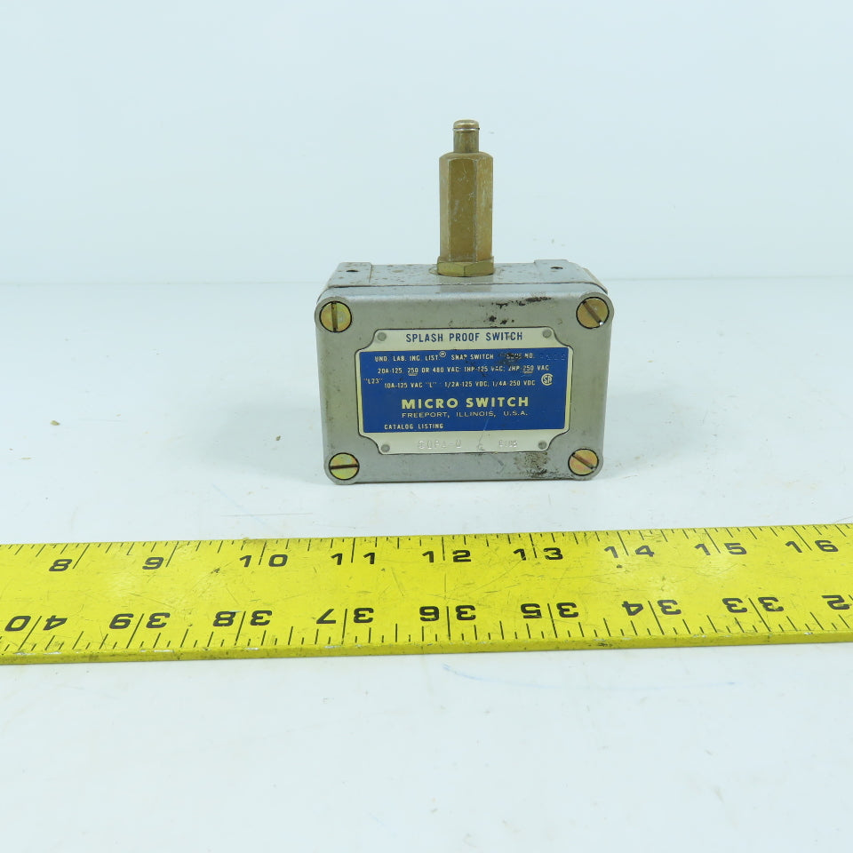 Micro Switch OPA-Q Splash Proof Snap Switch Plunger Actuator 20A 480V