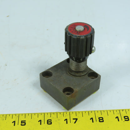 HYCON DVP 8-1.1/0-V Hydraulic Flow Control Throttle Check Valve 350 Bar