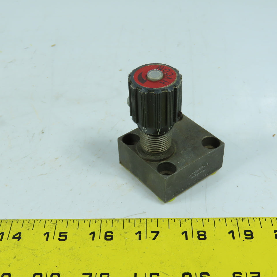 HYCON DVP 8-1.1/0-V Hydraulic Flow Control Throttle Check Valve 350 Bar