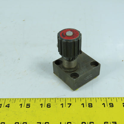 HYCON DVP 8-1.1/0-V Hydraulic Flow Control Throttle Check Valve 350 Bar